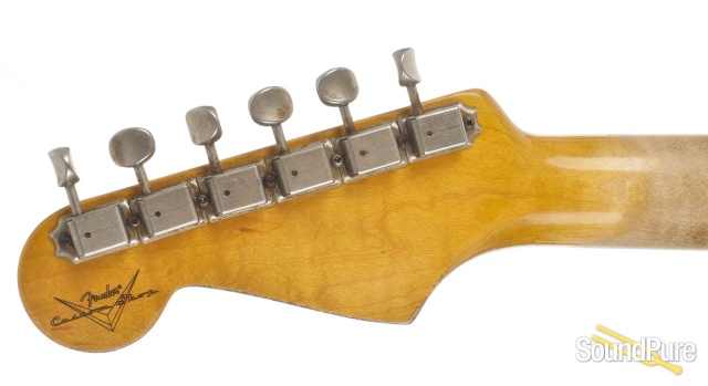 Fender 1960 Stratocaster Relic Black Electric #R84621 - Used — image 5