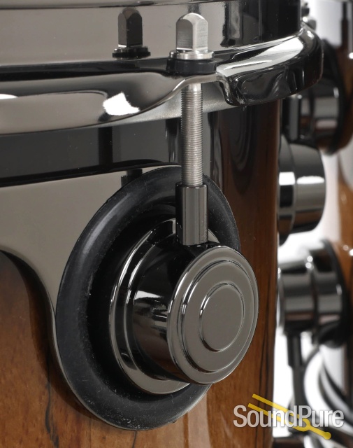 DW 6pc Collectors Exotic Series Drum Set-Spalted Beech — image 9