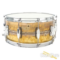 Ludwig 6.5x14 Raw Brass Phonic Snare Drum