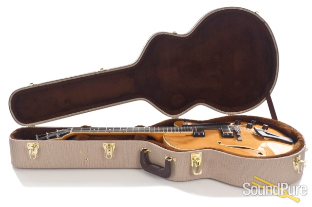 Comins GCS-16-2 Vintage Blond Archtop Guitar #218004 — image 6