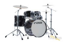 Sonor 5pc AQ2 Stage Drum Set - Transparent Black