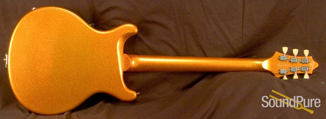 Gadow Custom Setneck Orange Sparkle Semi-Hollow Guitar — image 7