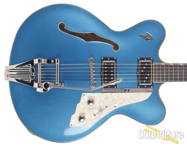Duesenberg Fullerton Elite Catalina Blue Semi-Hollow #171316 — image 5