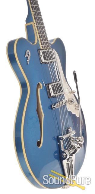 Duesenberg Fullerton Elite Catalina Blue Semi-Hollow #171316 — image 7