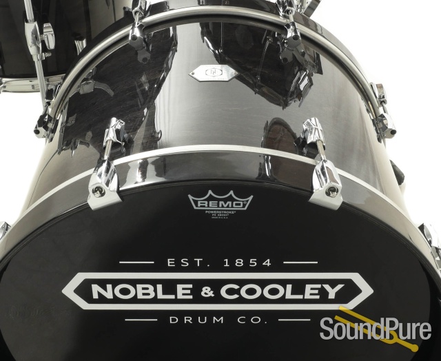 Noble & Cooley 4pc Horizon Drum Set-Blackwash Gloss — image 5