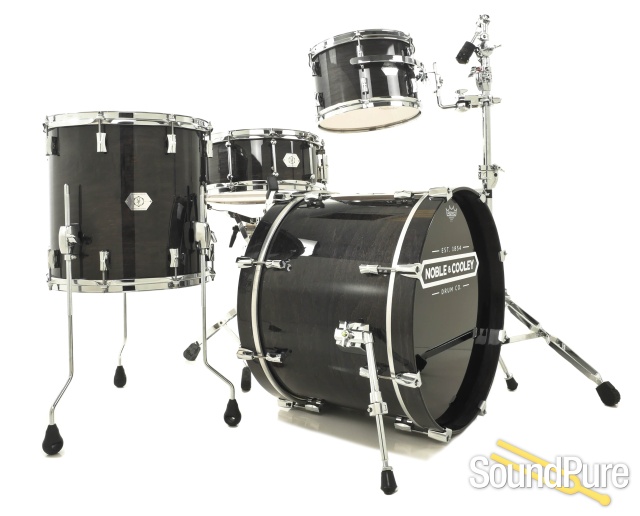 Noble & Cooley 4pc Horizon Drum Set-Blackwash Gloss