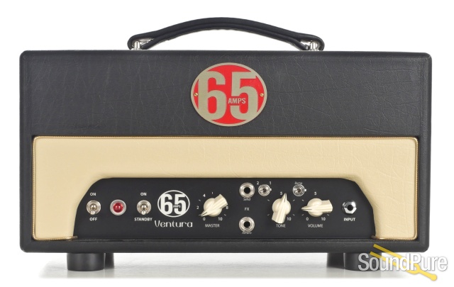 '65 Amps Ventura Amplifier Head Black/Cream - Used — image 1