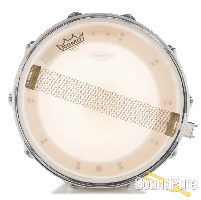 DW 6x14 Collector's Edge Snare Drum - Ebony Satin — image 4