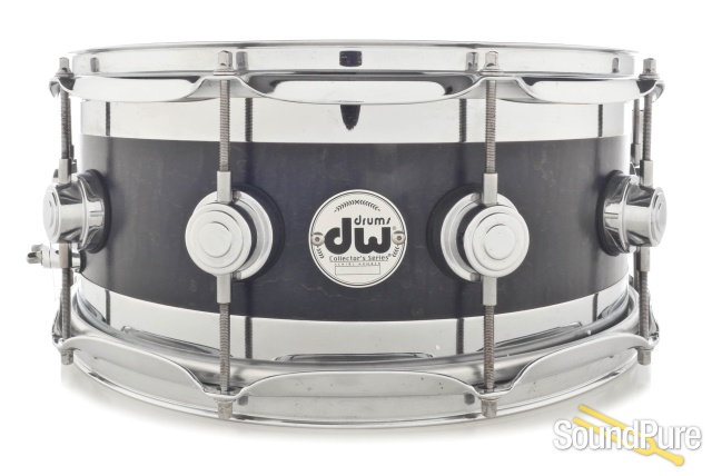 DW 6x14 Collector's Edge Snare Drum - Ebony Satin