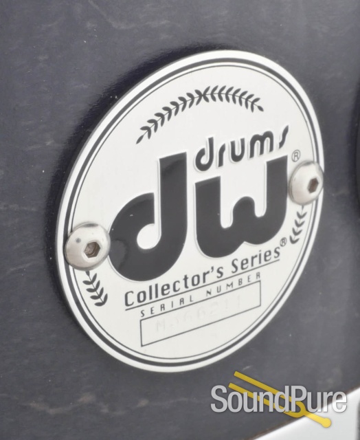 DW 6x14 Collector's Edge Snare Drum - Ebony Satin — image 5