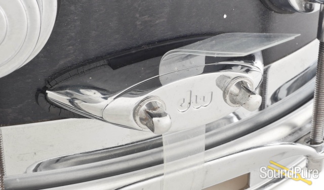 DW 6x14 Collector's Edge Snare Drum - Ebony Satin — image 6