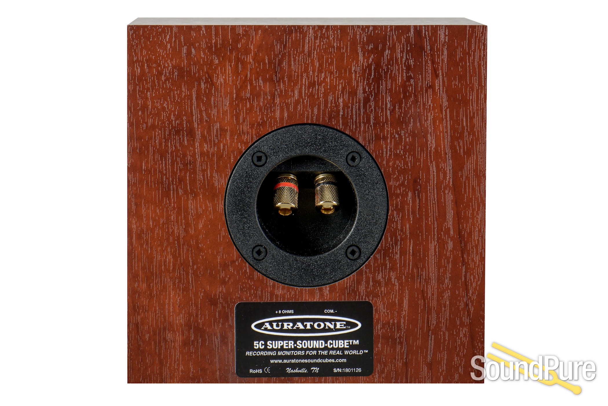 Auratone 5C Super Sound Cube (Pair) Mahogany Wood Grain