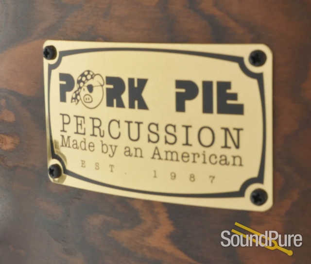 Pork Pie 4pc Walnut Roots Maple Drum Set-Natural Satin — image 8