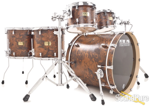 Pork Pie 5pc Walnut Roots Maple Drum Set-Natural Satin — image 1