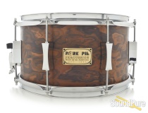 Pork Pie 7x13 Maple Snare Drum-Walnut Roots Veneer Pork Pie 7x13 Maple Snare Drum-Walnut Roots Veneer