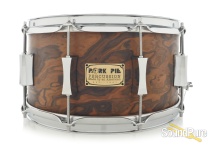Pork Pie 7x14 Maple Snare Drum-Walnut Roots Veneer Pork Pie 7x14 Maple Snare Drum-Walnut Roots Veneer