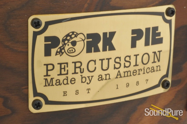 Pork Pie 7x14 Maple Snare Drum-Walnut Roots Veneer — image 5