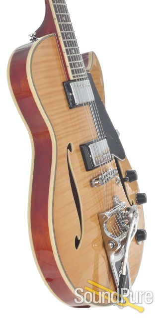 Comins GCS-1 Blond w/Bigsby Semi-Hollow Electric #112217 — image 3