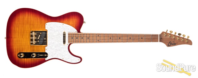 Suhr Classic T Deluxe Aged Cherry Burst Electric #JS6A9L — image 5