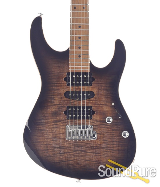 Suhr Modern Plus Trans Charcoal Burst Electric #JS7H8P — image 1