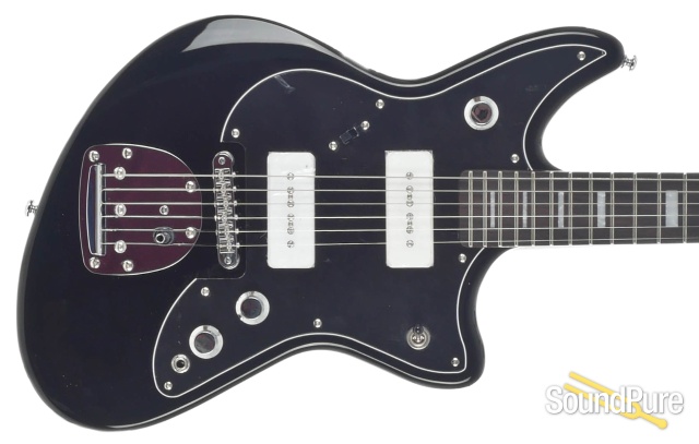 Eastwood Fireball Black Electric Guitar #1700113 — image 5