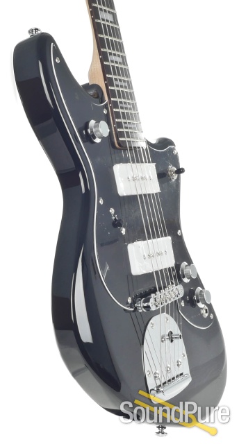 Eastwood Fireball Black Electric Guitar #1700113 — image 7