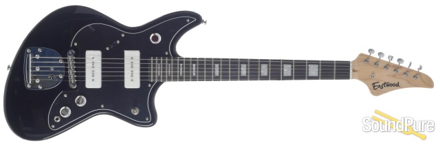 Eastwood Fireball Black Electric Guitar #1700113 — image 8