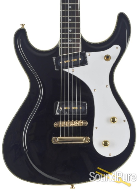 Eastwood Sidejack Baritone STD Black Electric #1603038 — image 1