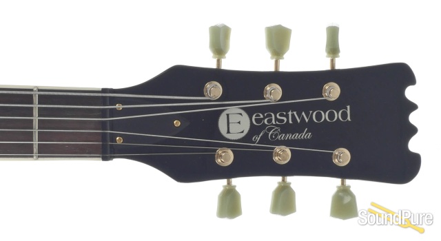 Eastwood Sidejack Baritone STD Black Electric #1603038 — image 8