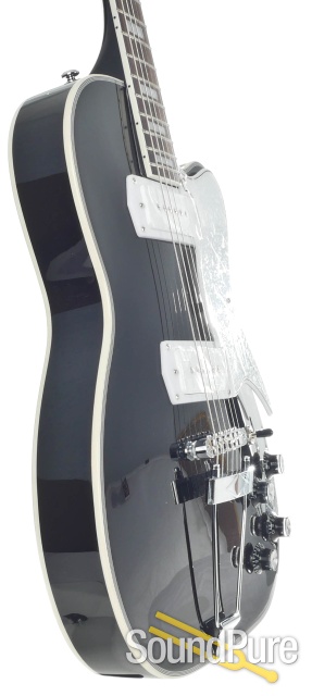 Eastwood Airline Tuxedo Black Electric Guitar #1700008 — image 7
