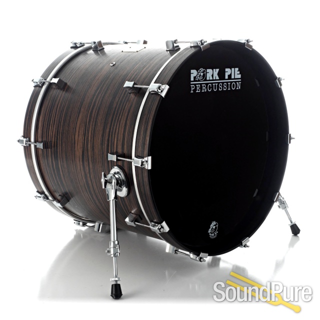 Pork Pie 5pc Exotic Maple Drum Set- Macassar Ebony — image 2