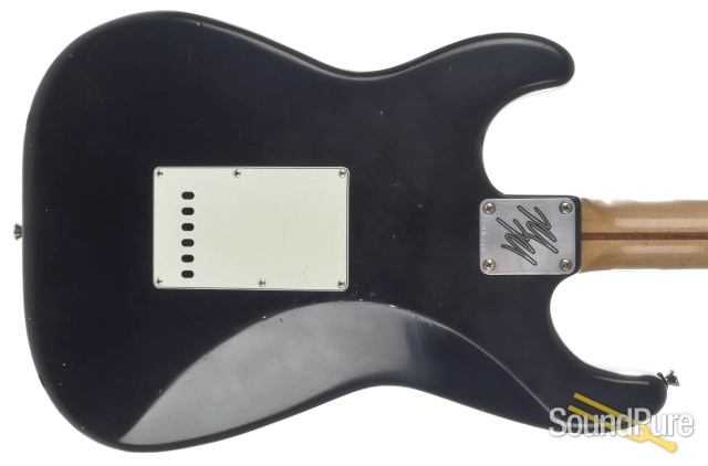 Mario Guitars S-Style Relic Black Electric Guitars #318318 — image 3