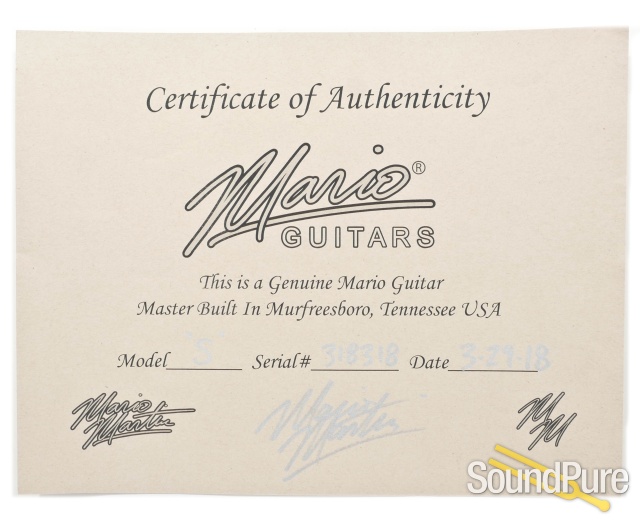 Mario Guitars S-Style Relic Black Electric Guitars #318318 — image 4