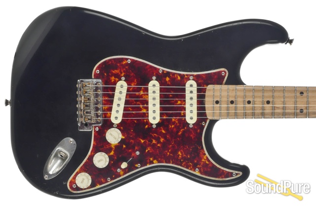 Mario Guitars S-Style Relic Black Electric Guitars #318318 — image 6