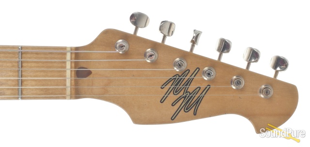 Mario Guitars S-Style Relic Black Electric Guitars #318318 — image 8