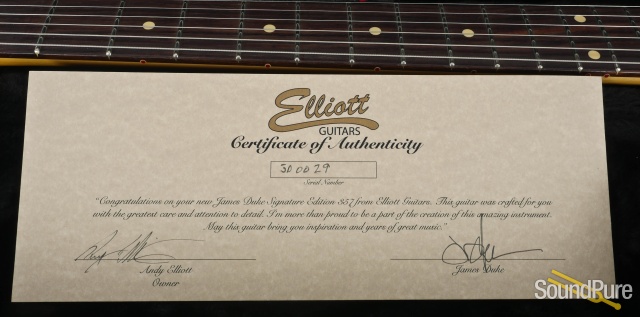Elliott James Duke 357 Shoreline Gold w/Pinstripes #JD0029 — image 7