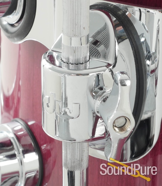 DW 5pc Collectors Series Purpleheart Drum Set-Chrome — image 6