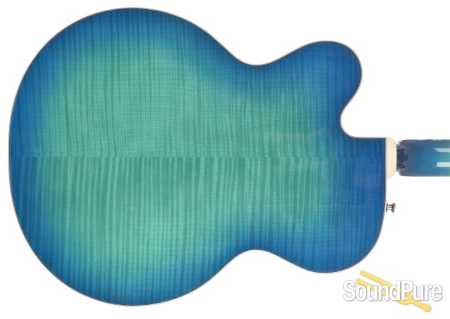 Sadowsky Jim Hall Model Bora Blue Burst Archtop #A1598 — image 3