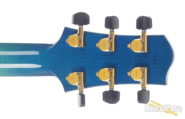 Sadowsky Jim Hall Model Bora Blue Burst Archtop #A1598 — image 7