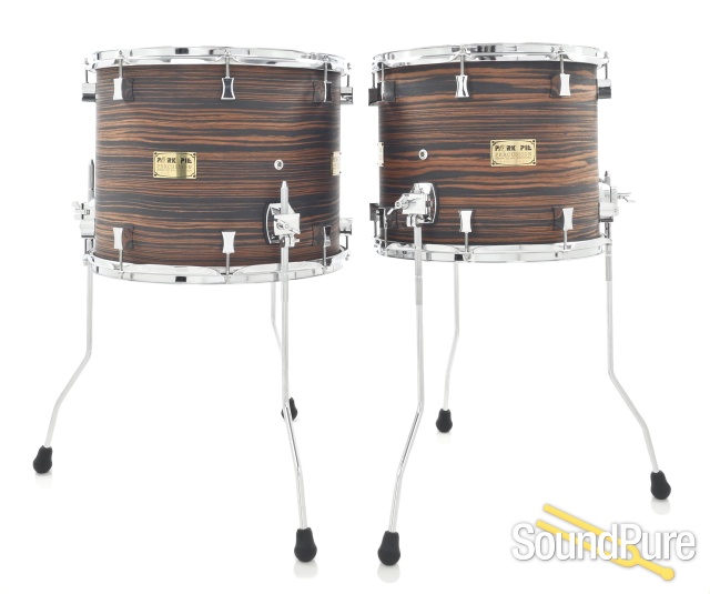 Pork Pie 4pc Maple Drum Set- Macassar Ebony — image 3