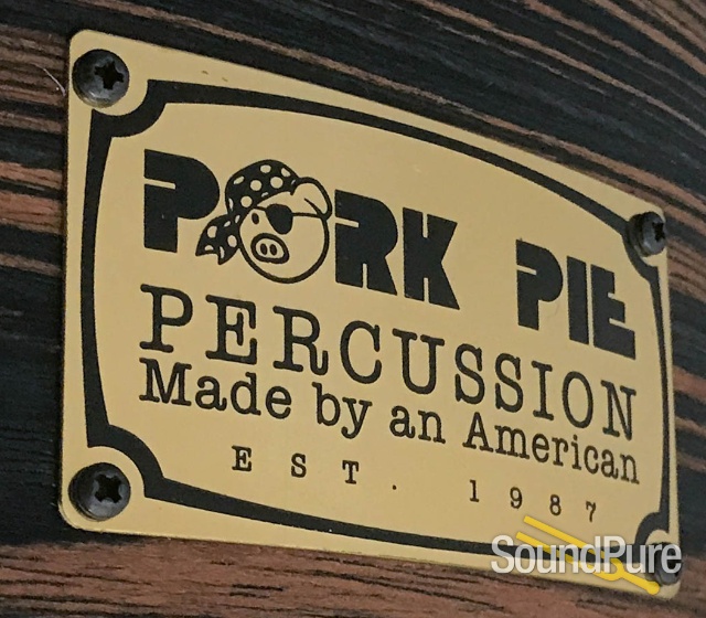 Pork Pie 7x13 Maple Snare Drum-Macassar Ebony Veneer — image 6