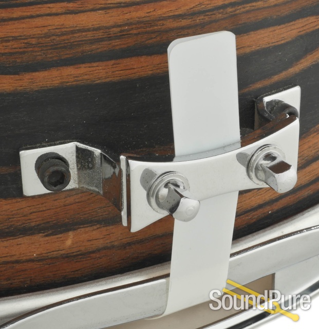 Pork Pie 7x13 Maple Snare Drum-Macassar Ebony Veneer — image 5