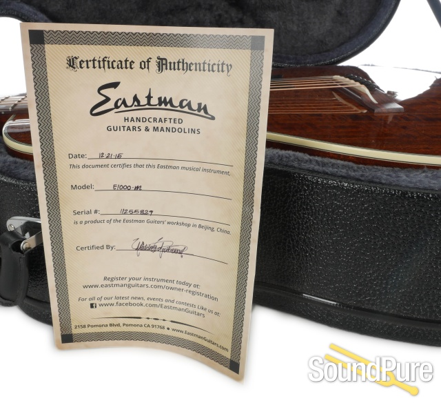 Eastman E10OO-M Mahogany Acoustic #11255829 - Used — image 6