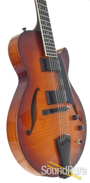 Sadowsky LS-15 Sienna Burst Archtop #A1638 — image 6