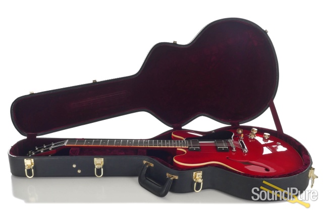 Gibson '59 ES-335 Dot Reissue Cherry Electric #A93129 - Used — image 9