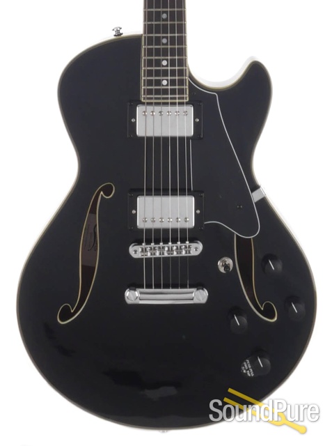 Comins GCS-1 Black Semi-Hollow Electric #112221 — image 1