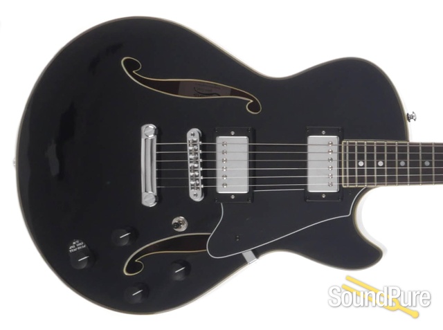 Comins GCS-1 Black Semi-Hollow Electric #112221 — image 5