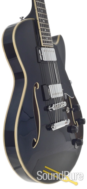 Comins GCS-1 Black Semi-Hollow Electric #112221 — image 6
