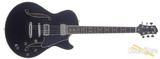 Comins GCS-1 Black Semi-Hollow Electric #112221 — image 7