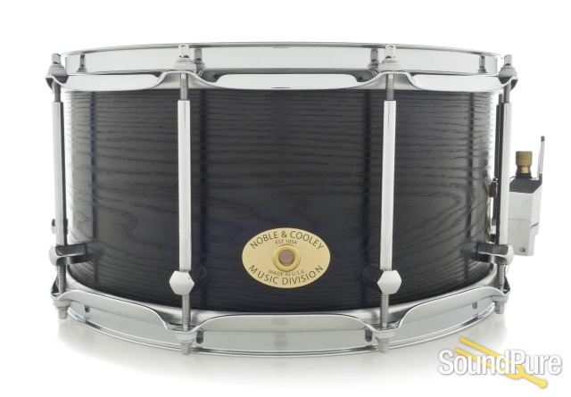 Noble & Cooley 7x14 Classic SS Oak Snare Drum-Shou Sugi Ban — image 1